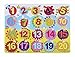 Vidatoy Numbers 1 to 20 Puzzle For Kids With Number of Plant or Animal -PD