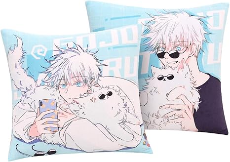 Amazon Choc 呪術廻戦 五条悟 2way 抱き枕 昼休み 携帯枕 ぬいぐるみ枕 ごじょうさとる アニメ周辺 開けられる Cosplay小道具 まくら 贈り物 誕生日 ぬいぐるみ おもちゃ