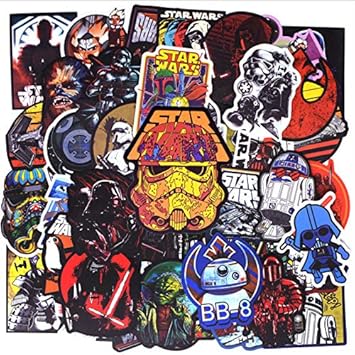 YLGG Nueva Star Wars Pegatina para Equipaje Calcomanía Portátil ...