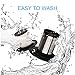 Car Vacuum, DawnFavor DC 12V 120W Strong Suction Car Vacuum Cleaner, 7000 Pa High Power Portable Hand-held Wet&Dry Use Auto Vacuum with Stainless Steel HEPA Filter, Car Cleaner with LED Light&16.4 FT