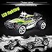 AHAHOO 1:12 Scale RC Cars 35MPH+ High Speed Off-Road Remote Control Vehicle 2.4Ghz Radio Controlled Racing Monster Trucks Rock Climber with LED Light Vision (Green)