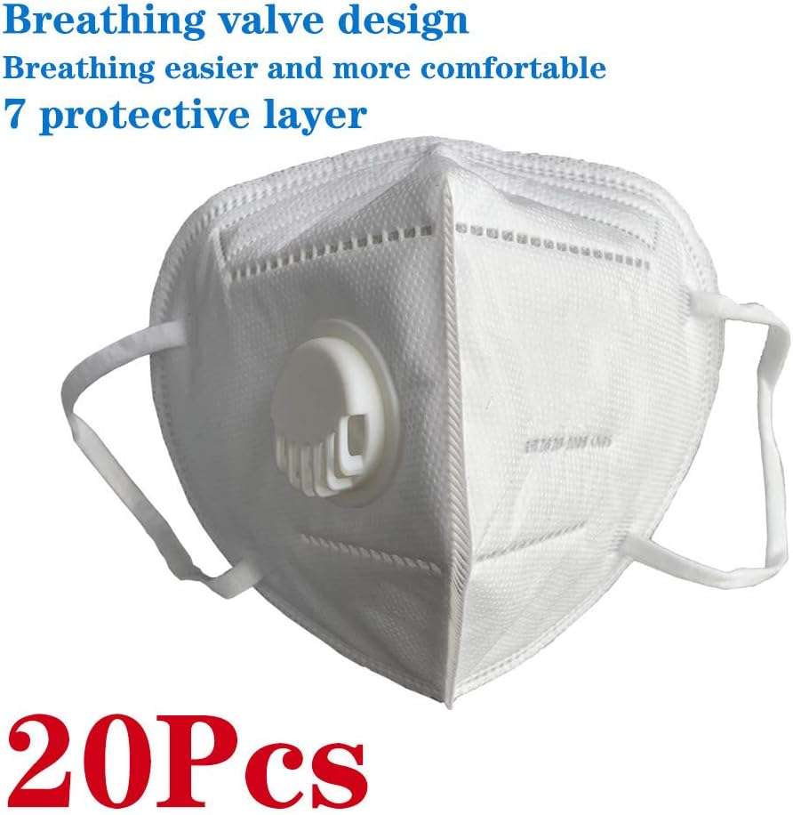 Wenime KN95 PM2.5 FFP2 dust respirator for particulate respirator disposable pollution prevention surgical mask-dustproof, adult and female personal protective equipment