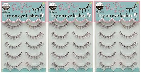 Amazon リピれるまつげ パッチリeyes 5ペア Rpn 02 3個セット Ripiれるまつげ つけまつげ 通販