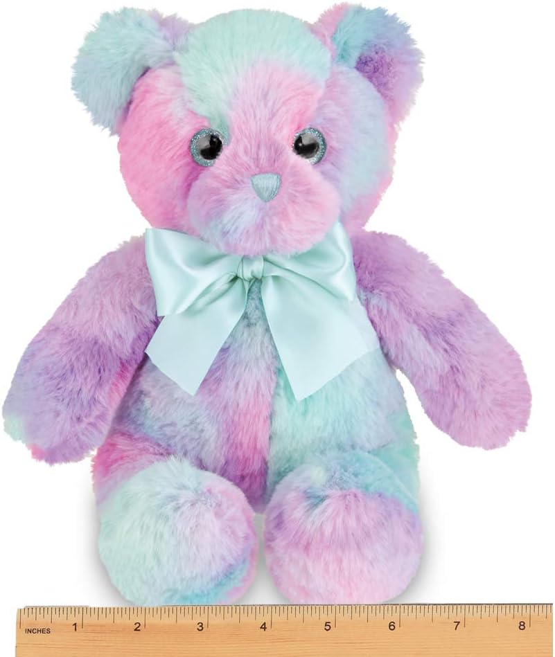 Bearington Lil' Gem Rainbow Plush Stuffed Animal Teddy Bear, 12": Toys & Games