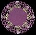 Doilies (Large) in a Glencoe Thistle Design.