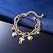 Cross Heart Stainless Steel Bracelets Adjustable Double-deck Chain Charm Love Gold Long Bangle Bracelets for Women Girls