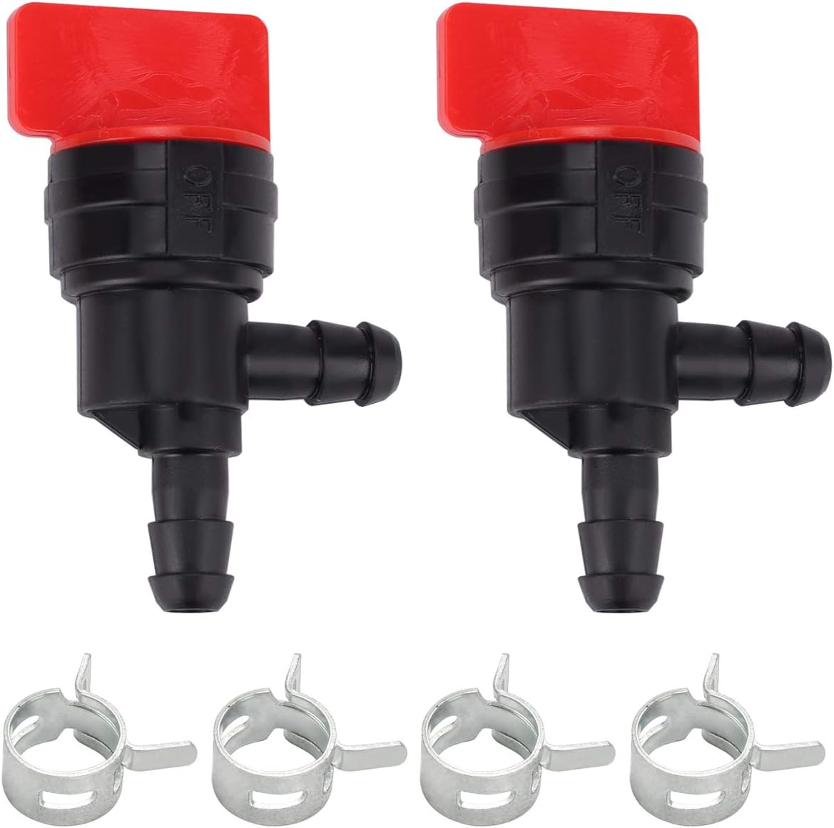 Hipa (Pack of 2 1/4" 90 Degree Fuel Shut Off Valve for 698181 494539 697944 Tecumseh 35857 : Garden & Outdoor