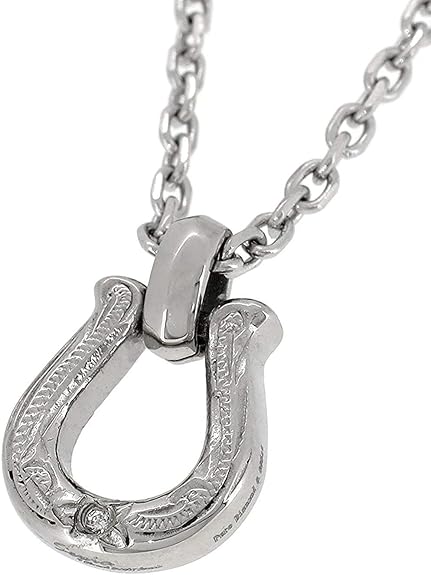 Amazon セピア Sepia 特 別 仕 様 限 定 ハワイアン ホースシュー 天然ダイヤモンド ステンレス ネックレス シルバー メンズ 金属アレルギー 対応 ネックレス 通販