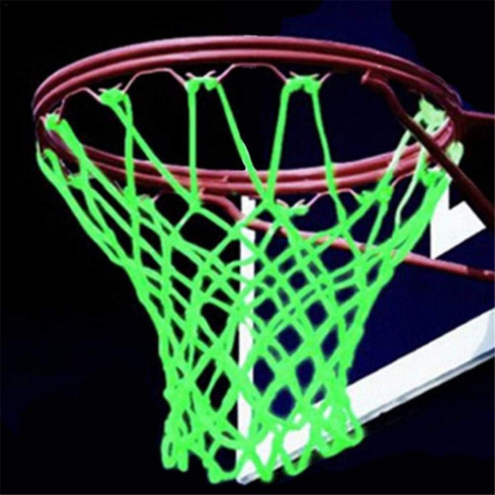 boomprospect Luminous Basketball Net,Basketball Net Replacement 2 PCS AllWeather Heavy Duty