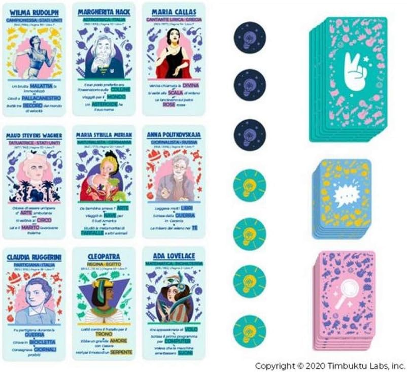 Cranio Creations - Dreams for Rebellious Children Educational Game About Women Who Made History, Italian Language Edition - Image 4