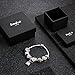 SOUFEEL Red Travel Suitcase Charm Beads for Bracelets 925 Sterling Silver Charm Stoppers for European Bracelets Gift for Women Girls Kids on Birthday, Anniversary Christmas, Valentine's Day