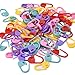 eBoot 100 Pieces Assorted Colors Knitting Crochet Locking Stitch Markers