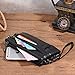 Small Crossbody Purse Leather Wristlet Wallet Women Clutch Handbag Multi Pocket Cell Phone Bag for iPhone X 8 7 Plus 6S/6 5S 5C Samsung Galaxy S8+ S7 S6 Edge S5 Katloo (Black)