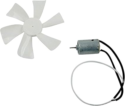 Amazon Com Blackhorse Racing White 6 Inch Rv Fan 12v D Shaft