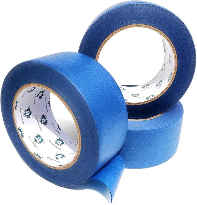 2 Inch Blue Painters Tape {3 Pack of 60 Yard Colored