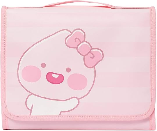 Amazon オフィシャル カカオフレンズ ラブリーアピーチ コスメポーチ Kakao Friends Lovely Apeach Cosmetic Pouch Kakao Friends 化粧ポーチ 通販