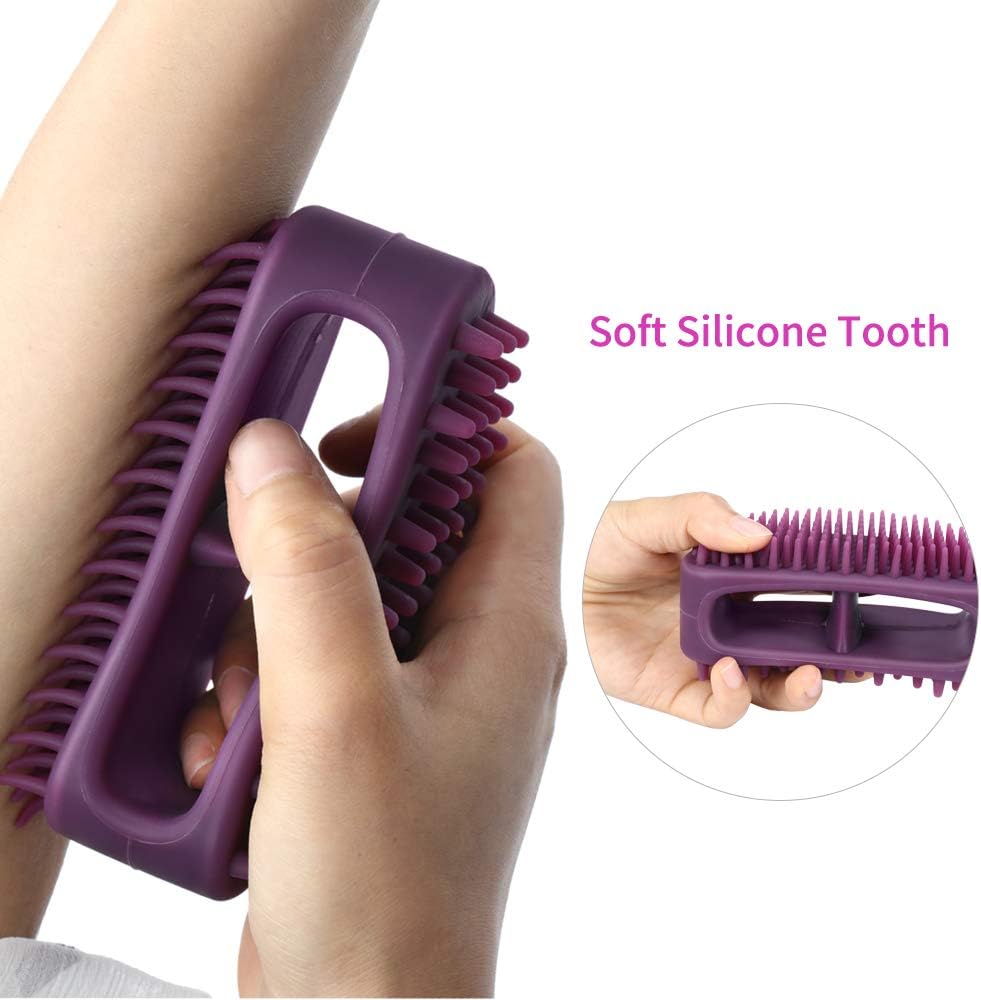 Famobest Dog Brush & Cat Brush, Soft Silicone Dog Grooming Brush, Pet Bath & Massage Brush for Cats and Dogs with Short or Long Hair, Cat Slicker Shedding Hair Brush for All Pet Sizes : Pet Supplies