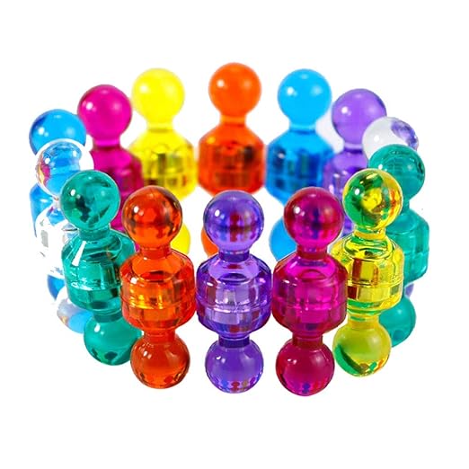 Acreny - 60 imanes para Nevera, Pins para el frigorífico de la ...