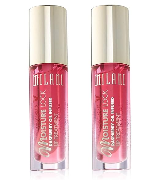 milani raspberry peach lip oil