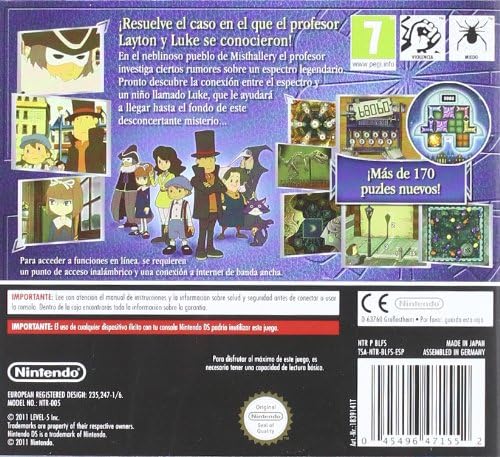 Nds Profesor Layton Y La Llamada Del Espectro: Amazon.es: Videojuegos