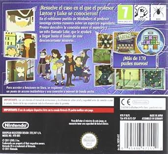 Nds Profesor Layton Y La Llamada Del Espectro: Amazon.es: Videojuegos