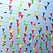 TSMD 750 Ft Multicolor Pennant Banners String Flag Banner, 600Pcs Nylon Fabric Pennant Flags for Grand Opening,Party Festivals Decorations