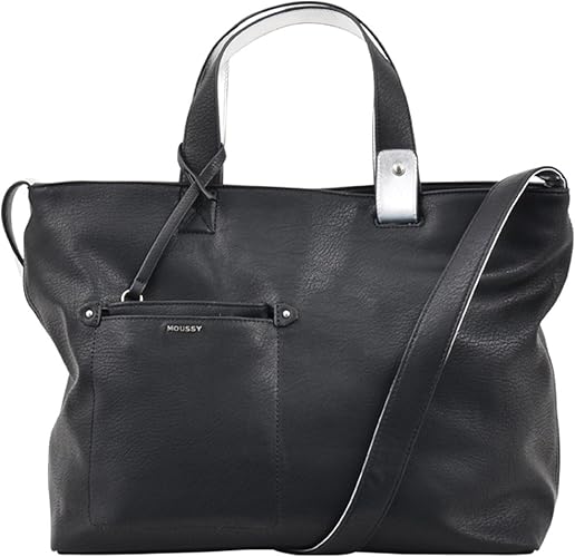 Amazon マウジー バッグ Moussy Light Leather ライトレザー 大人 かわいい おしゃれ 2wayトートバッグ ショルダーバッグ レディース M ブラック シューズ バッグ