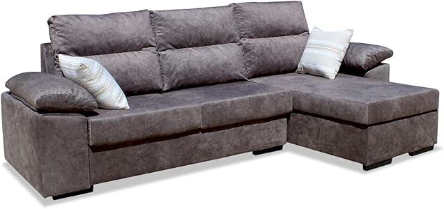 Muebles Baratos Sofa con Chaise Longue, 3 plazas, Subida A Domicilio