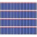 CLOURF 100 Pcs 7.2cm Foam Darts for Nerf N-strike Elite Series (Blue)