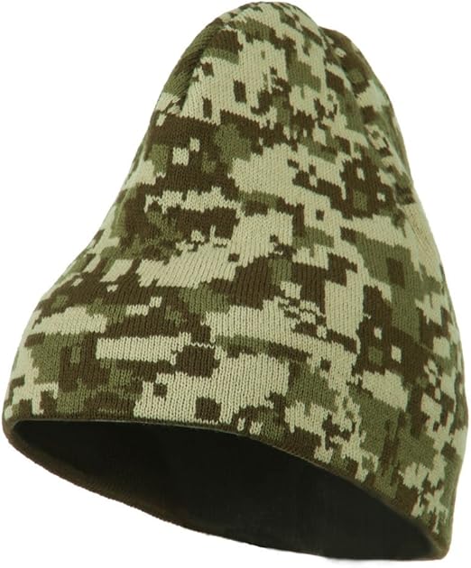 camouflage beanie hat
