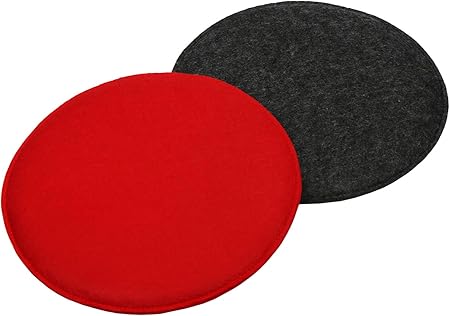 Com Four 2x Coussins De Siège Rembourrés Coussins De