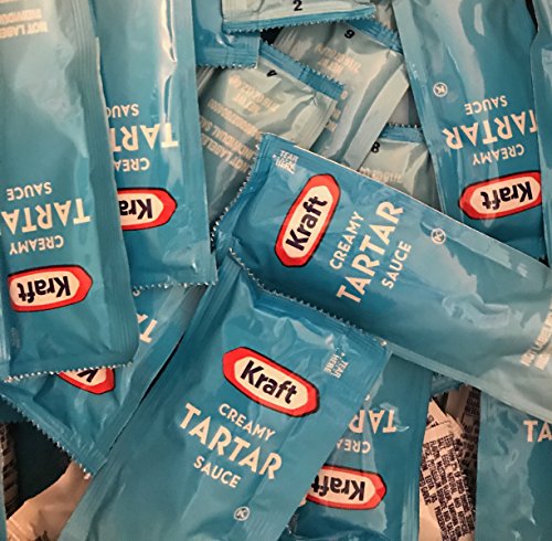 Kraft Creamy Tartar Sauce Packets - 50 Individual Single Serve Packets