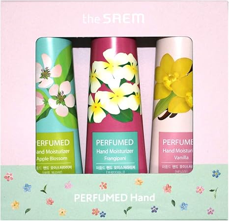 Amazon ハンドクリーム ギフト 女性 人気 ザセム パフュームハンド 3本 ギフトセット パフュームハンド モイスチャライザー3本 ザ セム The Saem ギフトセット 通販
