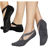 Yoga Socks for Women Non Skid Socks with Grips Barre Socks Pilates Socks for Women