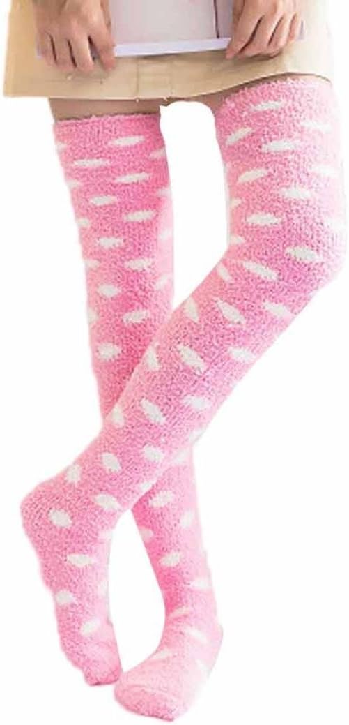 Women Girl Winter Over Knee Leg Warmer Soft Cotton Socks Leggin