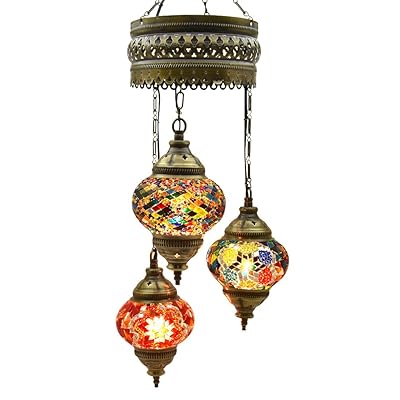 Turkish Mosaic Chandelier Moroccan Lantern Light Jordan Ubuy