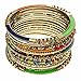 PammyJ Colorful Bohemian Bracelets for Women | Bulk Bracelets for Women Stackable | Jewelry Bracelet Set of 15