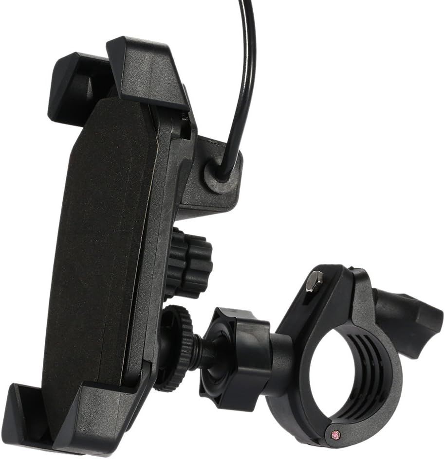 Wupp Motorrad EBike Fahrrad 2 in 1 Halterung USBPort Adapter Ladekabel für 8,917,8 cm IOS