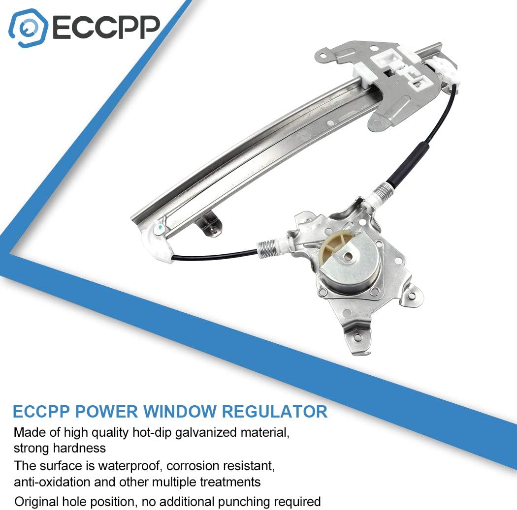 ECCPP Power Window Lift Regulator on Rear Left Drivers Side Without