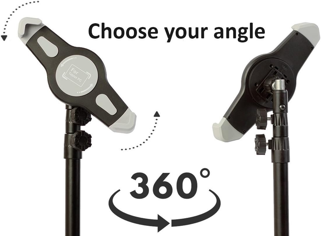 Ipad Tripod Stand, Height Adjustable iPad Stand Floor - Image 3