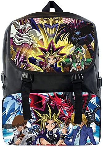 Anime Cartoon Yu-Gi-Oh! Figure Backpack Student School Bags