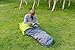 BOS Portable Mummy Sleeping Bag- Ultralight Waterproof Camping Sleeping Bag with Compression Sack for 4 Season Traveling and Outdoor Activities- Large Sleeping Bag for Adults up 7'2-Grey&Left-Zip