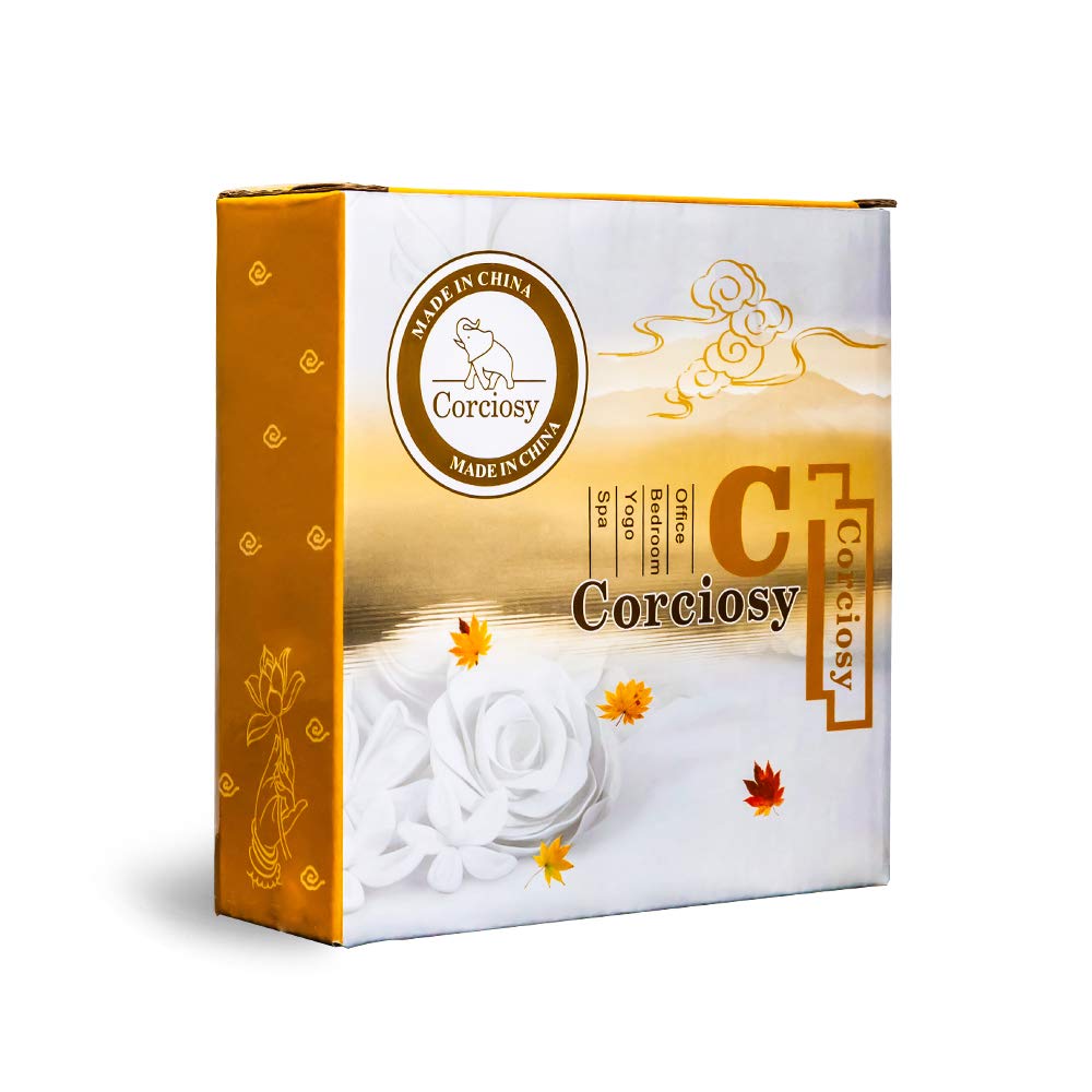 Corciosy Incense Stick Burner Holder-Censer Ceramic Handmade Artistic Lotus Flower Incense Burner Bowl-Buddhist Water Lily Single Hole Incense Ash Catcher Tray IN-013(Style2)