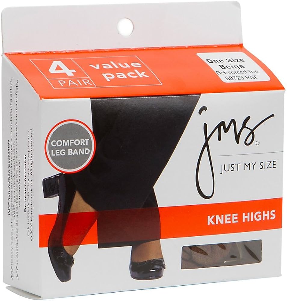 Just My Size Women`s Reinforced Toe Knee High Amazon.fr Sports et Loisirs