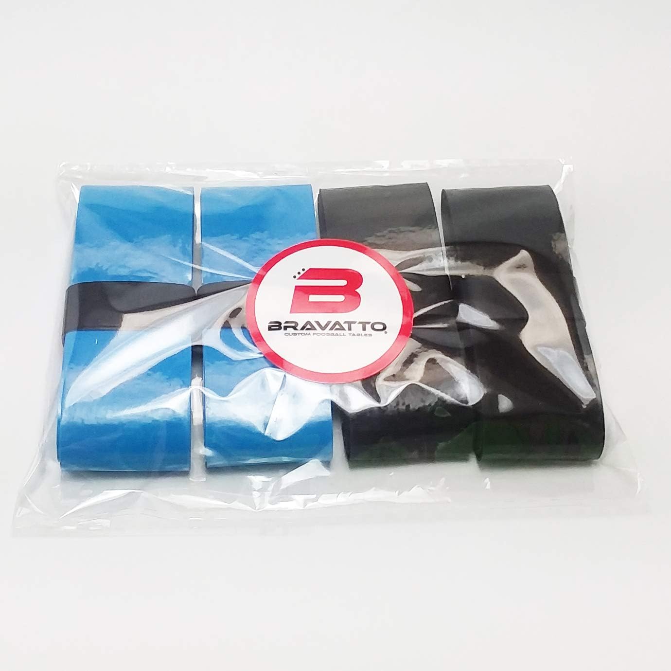 Bravatto Foosball Wraps 2 Blue and 2 Black Pro Foosball