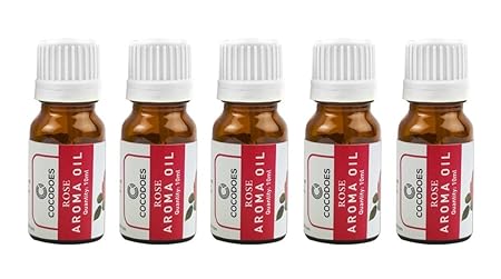 Cocodoes Rose Aroma Diffuser Oil Set of 5 (10ml)