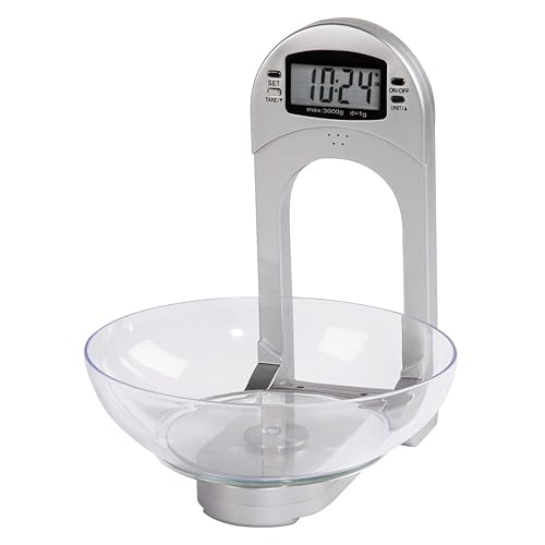 Salter LCD Wall Mount Aquatronic Kitchen Scale and Clock Amazon.co.uk