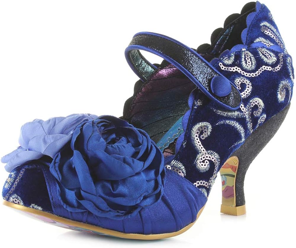 irregular choice blue shoes