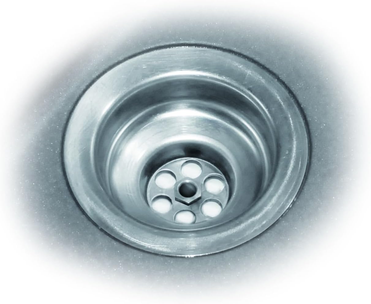 Westmark 2 Sink Strainers, ø 7 cm, round, stainless steel, silver, 52082270, 7 x 7 x 1 cm - Image 3