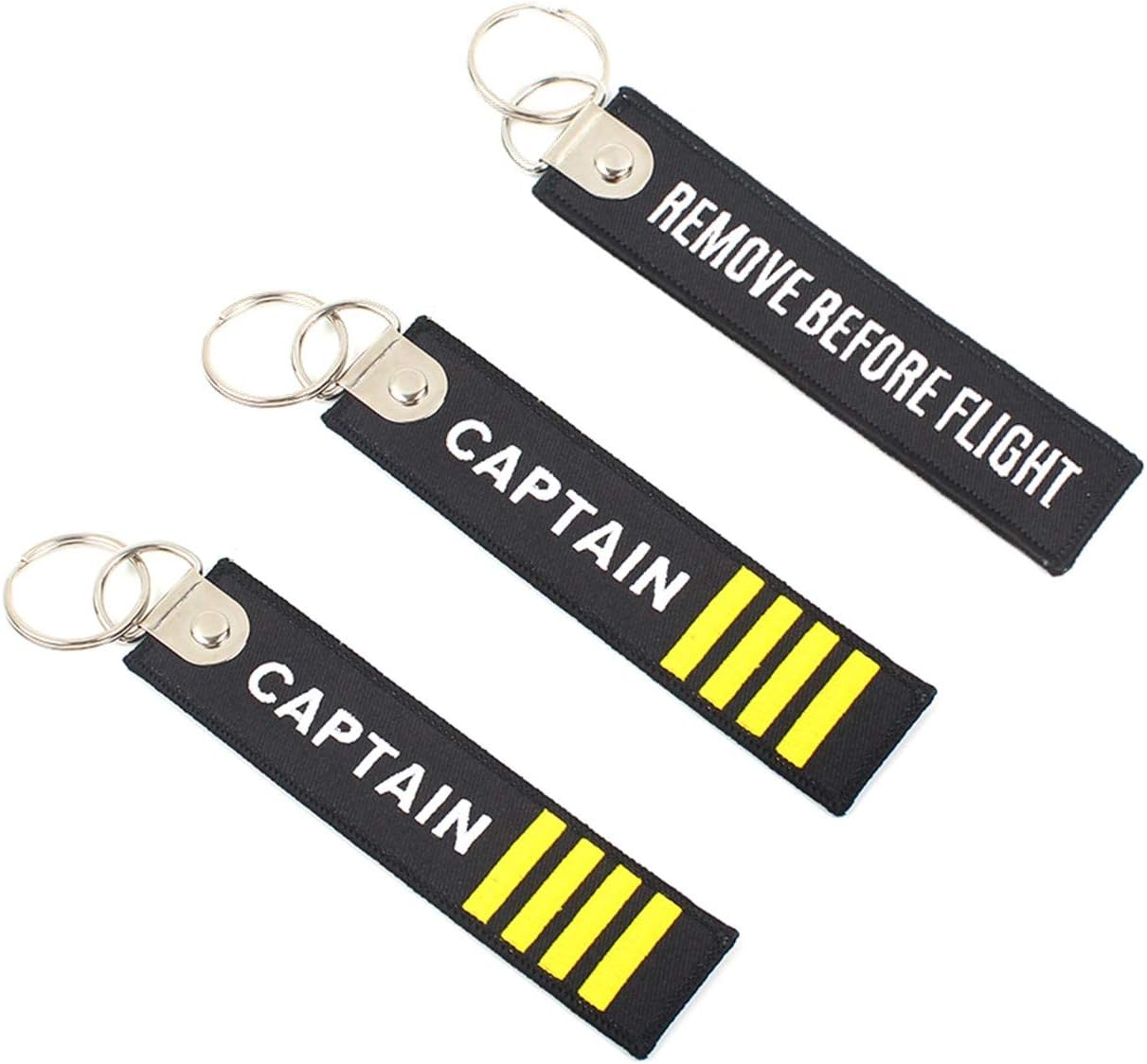 3 pcs per Pack : Captain IIII Keyring - Backpack/Baggage/Luggage Available Keyrings (3pcs/Pack)